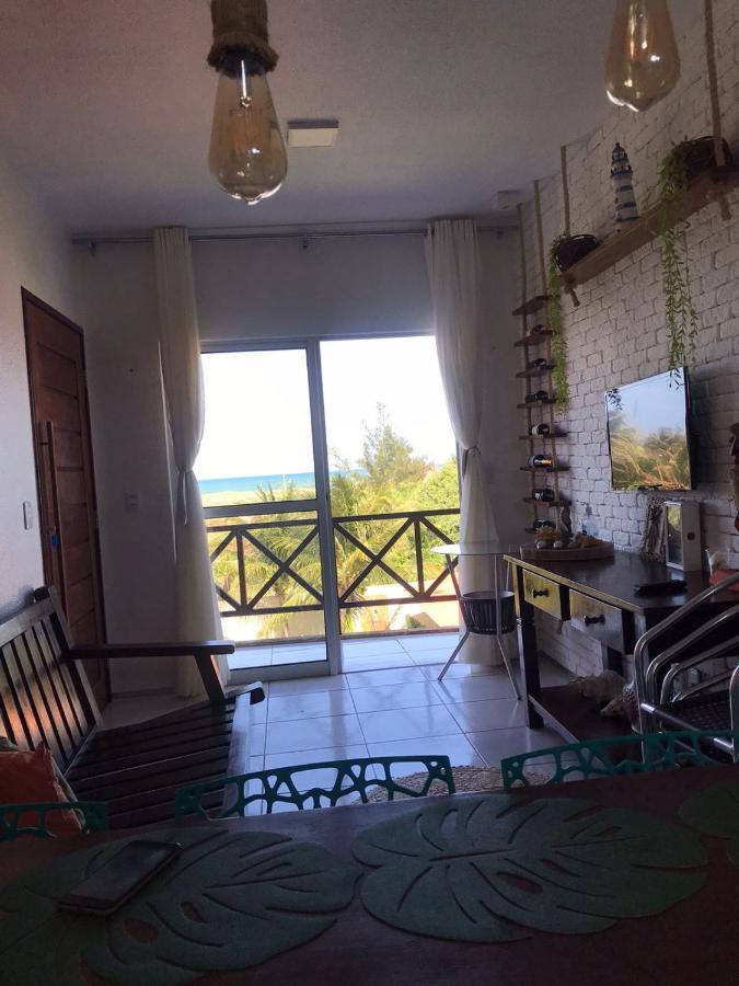 Apartamento com vista para o mar, piscina , deck , playground e estacionamento . Taíba Exterior foto